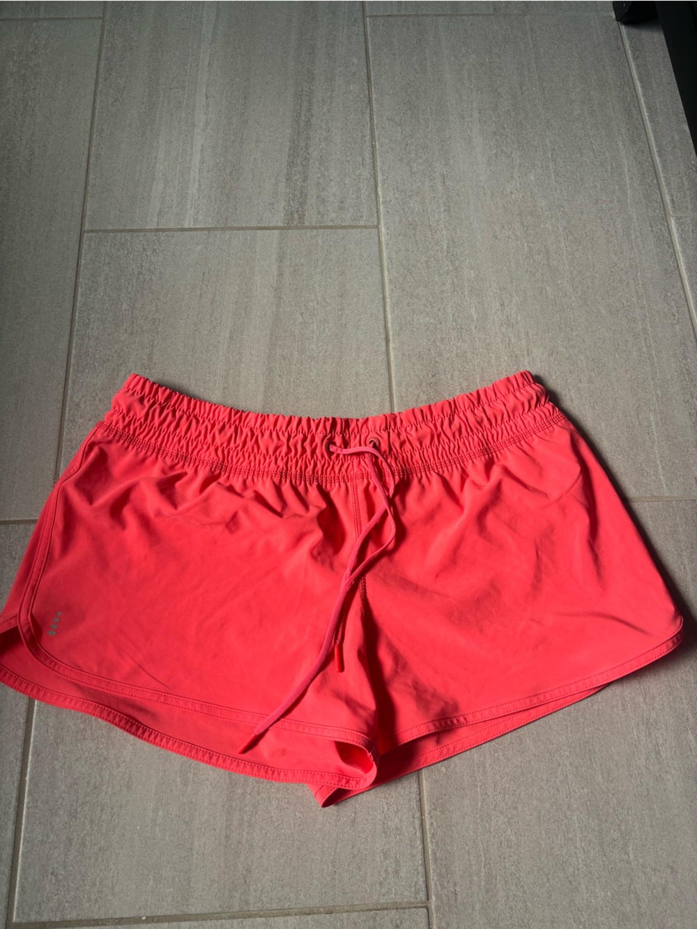 Lands' End Bright Coral Active Shorts